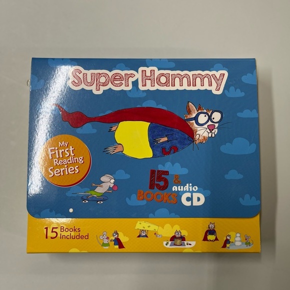 New Super Hammy Boxed Set - My First Reading Series 15 Book + 1 CD Pack Ages 4-6 - Picture 2 of 6